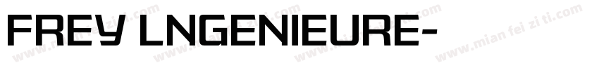 Frey lngenieure字体转换